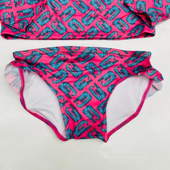 NWT Blue Quail Size 10 Alligator Swim Rashguard Set - Picture 3 of 6